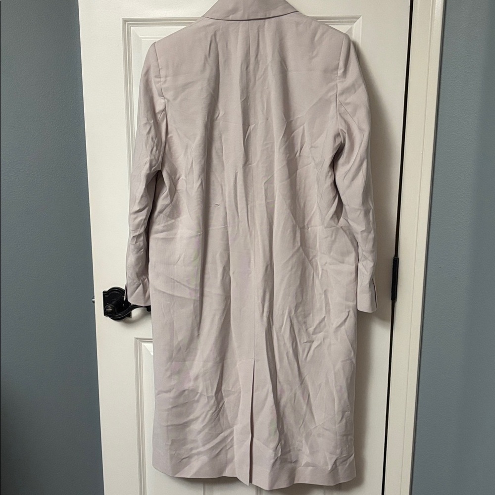 NWT [$495] Ba&sh Women's cream Double-Breasted Trench Coat. Manteau Stan. 2 - Picture 10 of 14
